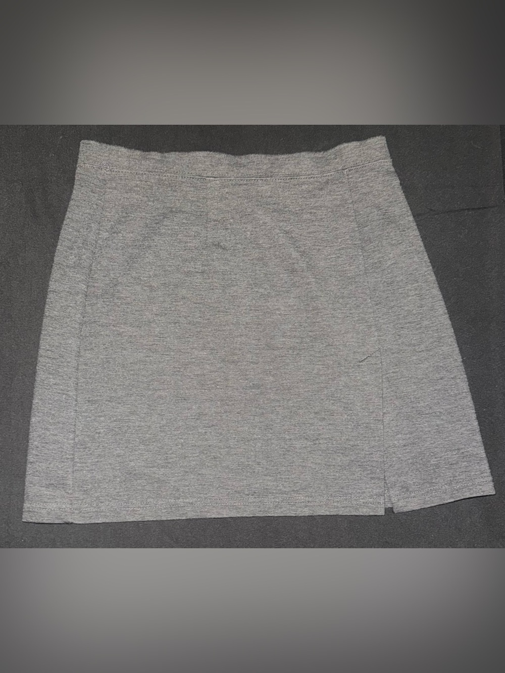 Express Gray Mini Knit Skirt